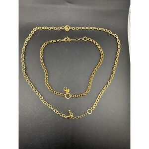 Origami Owl Necklace Lot of 2 Gold Tone‎ 20" 30"